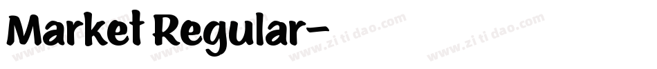Market Regular字体转换